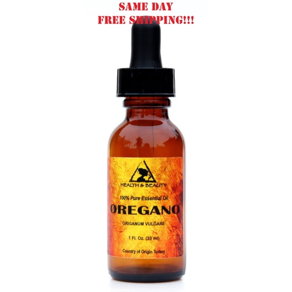 OREGANO ESSENTIAL OIL AROMATHERAPY NATURAL 100% PURE GLASS DROPPER 1.0 OZ, 30 ml