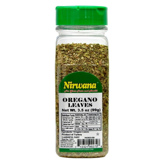 OREGANO LEAVES 3.5 OZ JAR BY NIRWANA