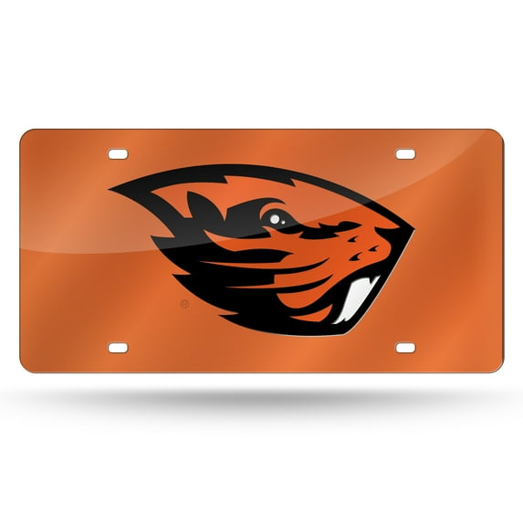 OREGON STATE LASER TAG (ORANGE BACKGROUND)