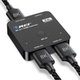 thumbnail image 1 of OREI 2 in 1 out 8K HDMI Switch with Audio Extraction, EDID management, HDR10+ & Dolby Vision (BK-21), 1 of 12