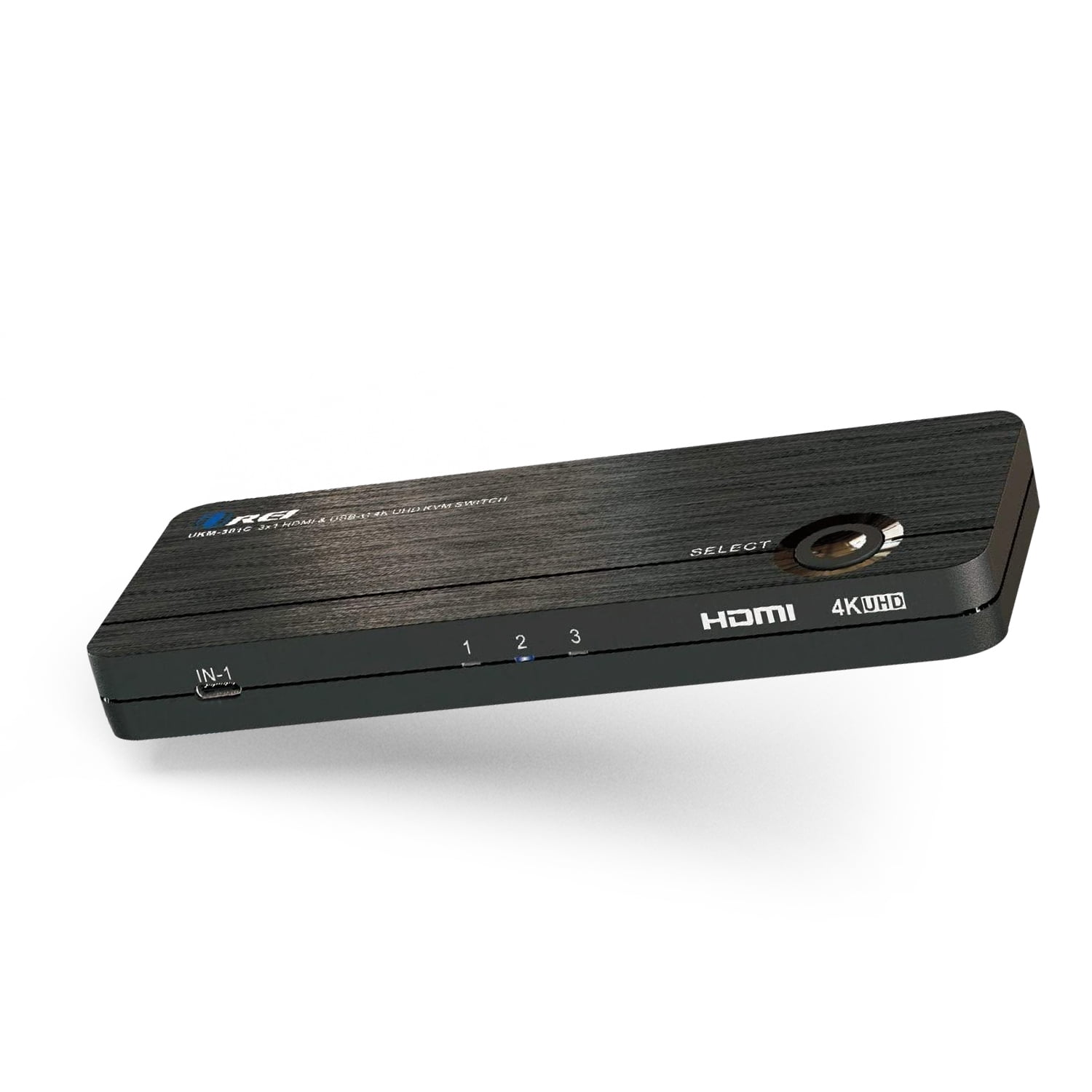 OREI 4K 3 Port 3x1 HDMI KVM Switch for Multiple Devices, Computers, One Display Monitor, UltraHD HDCP 2.0