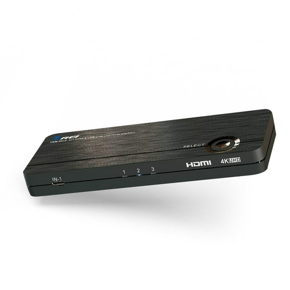 OREI 4K 3 Port 3x1 HDMI KVM Switch for Multiple Devices, Computers, One Display Monitor, UltraHD HDCP 2.0