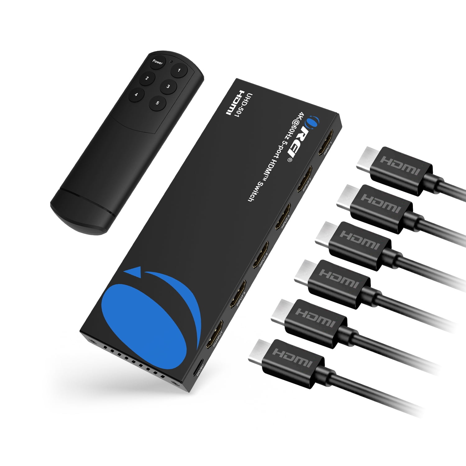 OREI 4K 5-Port HDMI Switch - Thumbnail 3
