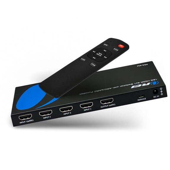 OREI 4K HDMI Audio Extractor Switch With ARC/EARC And EDID Management (HDA-934)