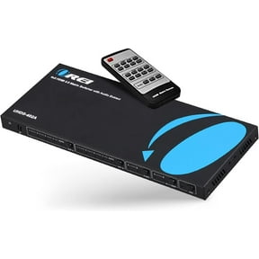OREI 4K HDMI Matrix Switch 4 X 2 Switcher 18G UltraHD with Arc Supports Upto 4K @ 60Hz & 1080P IR Audio Extractor Arc EDID HDCP 2.- Remote Control