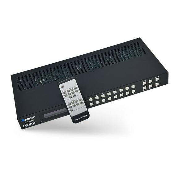 OREI 8K 8x8 HDMI Matrix Switch With Audio Extraction, HDR, Downscaling, RS-232 & EDID (BK-808)
