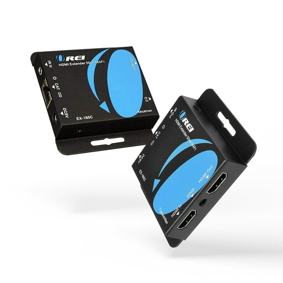 OREI HDMI Extender Over CAT6/7 Cables Upto 165 Ft With IR Control 1080p (EX-165C+)