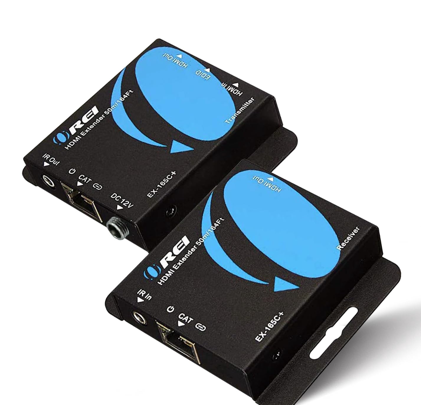 OREI HDMI Extender Over CAT6/7 Cables Upto 165 Ft With IR Control 1080p (EX-165C+)