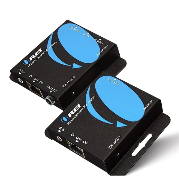 OREI HDMI Extender Over CAT6/7 Cables Upto 165 Ft With IR Control 1080p (EX-165C+)