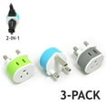 OREI South Africa, Botswana, Namibia Travel Plug Adapter 2 USA Inputs