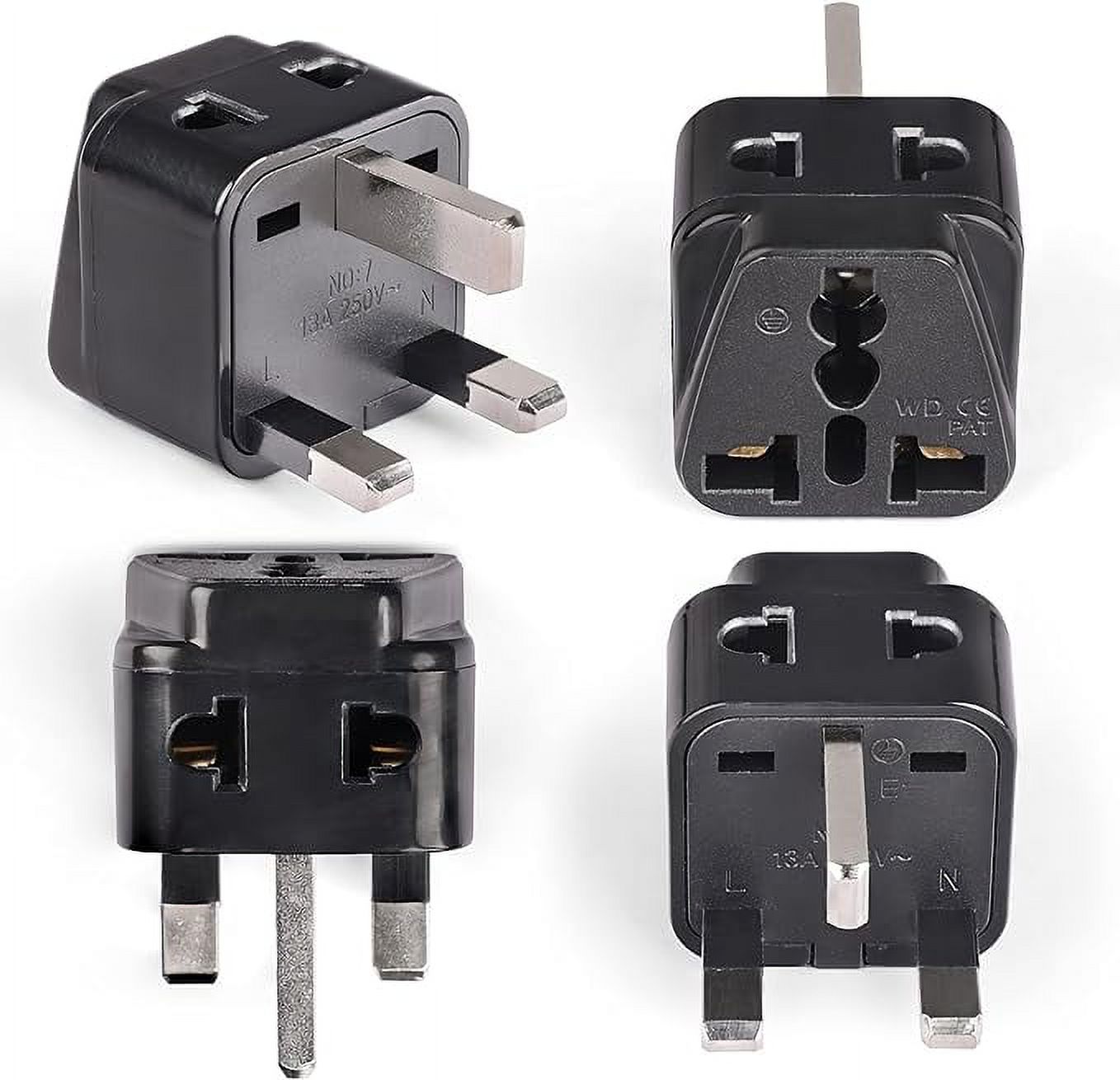 OREI UK, Hong Kong Travel Adapter Plug, Adaptor 2 in 1, For Botswana