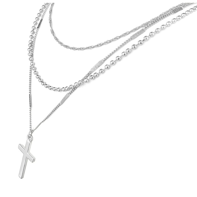 18k white online gold plated chain