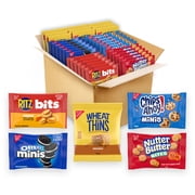 OREO, CHIPS AHOY!, Nutter Butter, RITZ & Wheat Thins Cookie & Cracker Variety Pack, 50 Snack Packs