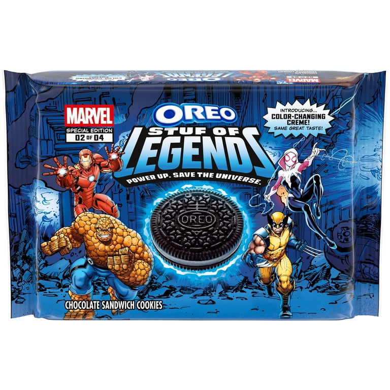 MARVEL OREO Stuf of Legends Chocolate Sandwich Cookies, Special