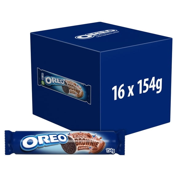OREO Choco Brownie Sandwich Biscuits 154g (pack of 16)
