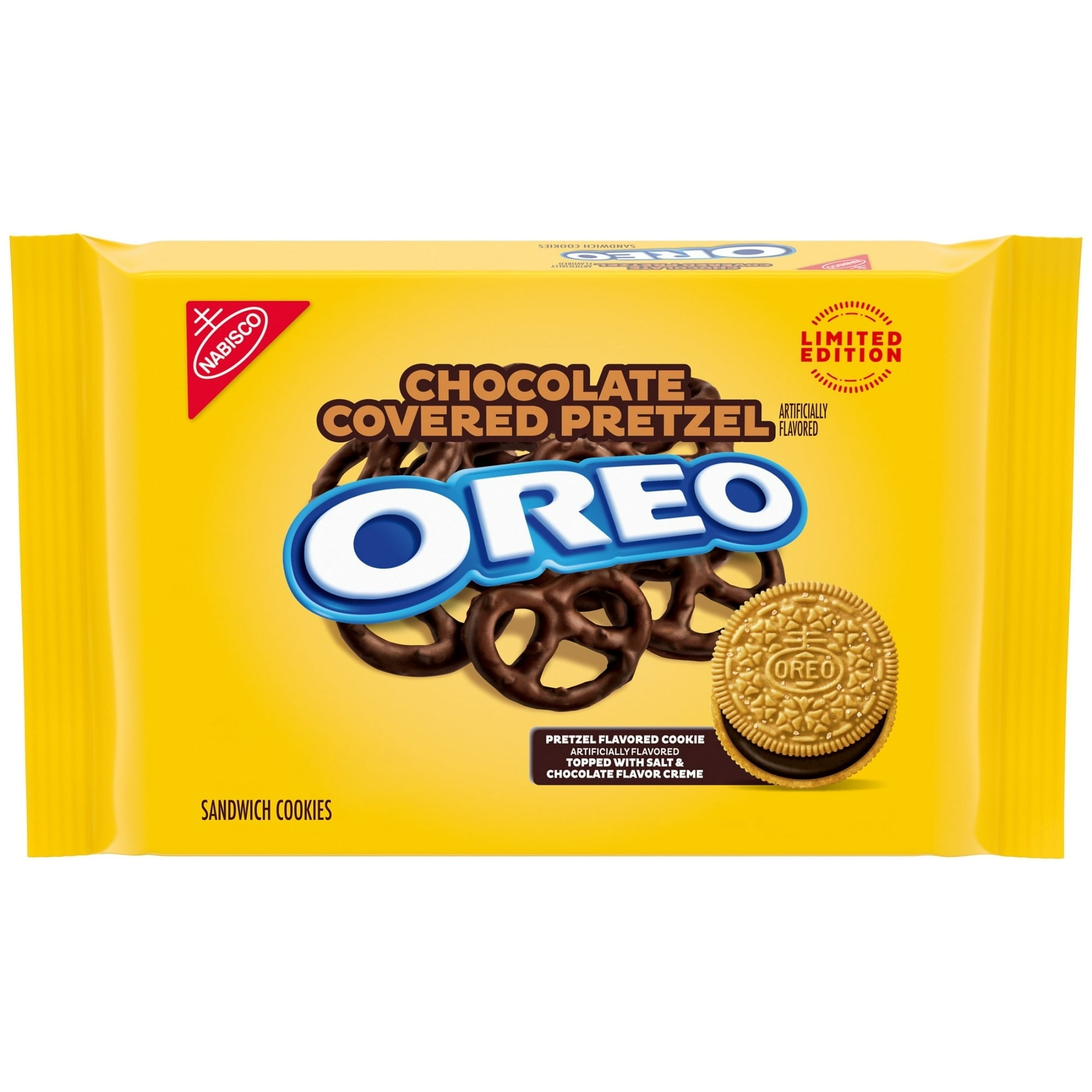 OREO Chocolate Covered Pretzel Sandwich Cookies, Limited Edition, 10.68 oz- Pack of 2