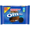 thumbnail image 1 of OREO Chocolate Hazelnut Creme Sandwich Cookies, Baked, Family Size, 17 oz, Shelf Stable Plastic Tray, 1 of 11