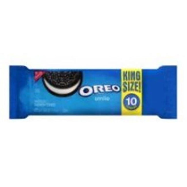OREO Chocolate Sandwich Cookies, 1 King Size Snack Pack (10