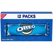 OREO Chocolate Sandwich Cookies, 12 Snack Packs (6 Cookies Per Pack)