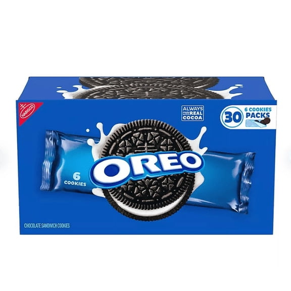 OREO Chocolate Sandwich Cookies, 2.4 oz., 30 pk.1