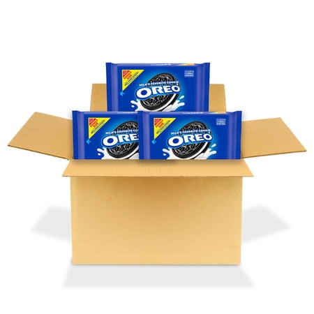OREO Chocolate Sandwich Cookies, Family Size, 3 Packs