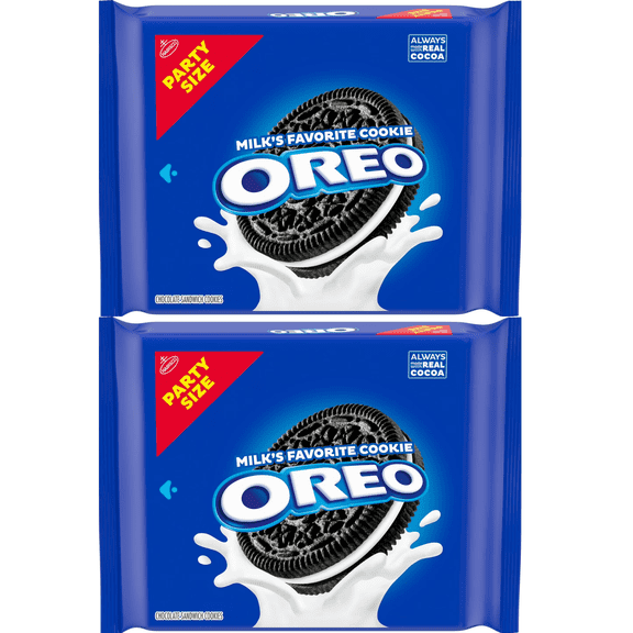 OREO Chocolate Sandwich Cookies, Party Size, 24.16 Oz