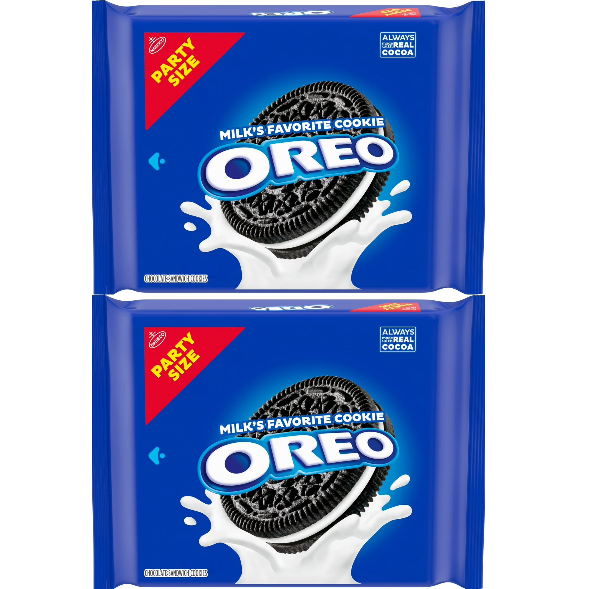 Galletas sándwich de chocolate OREO, tamaño fiesta, 24.16 Oz
