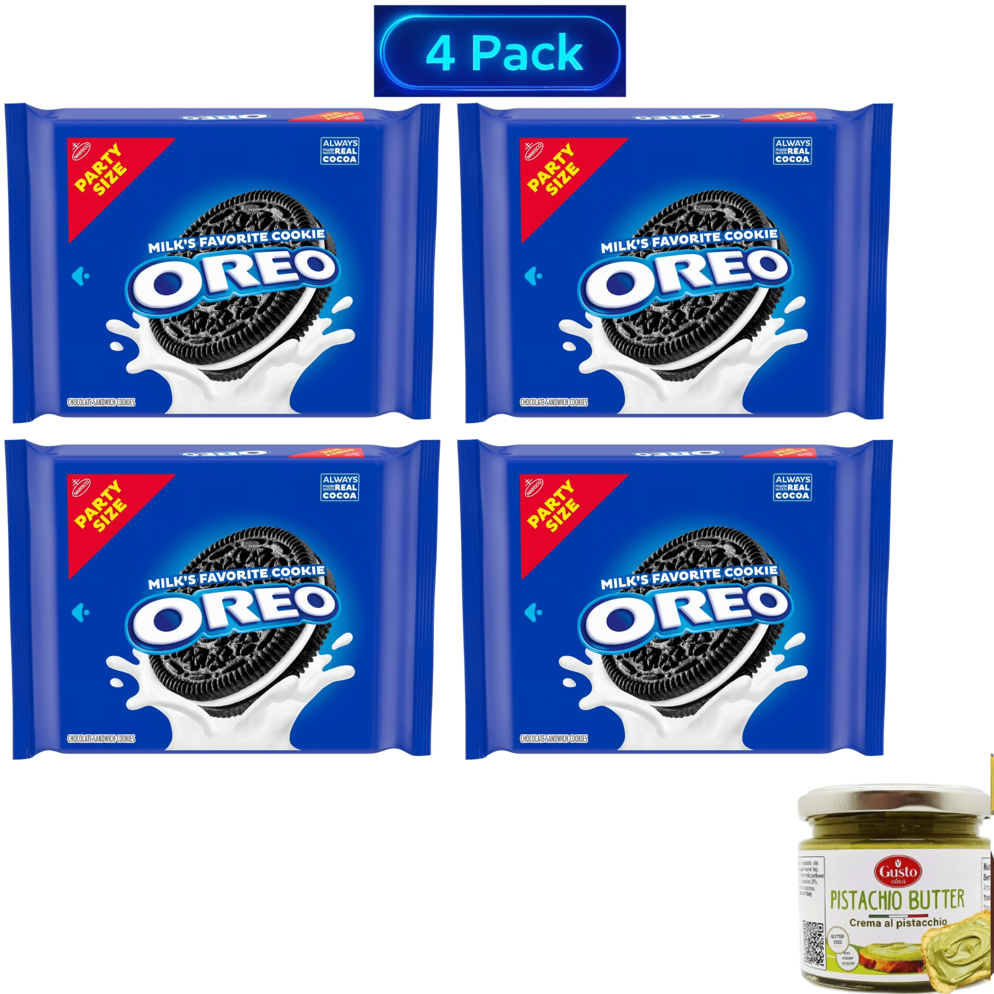 OREO Chocolate Sandwich Cookies, Party Size, 24.16 Oz