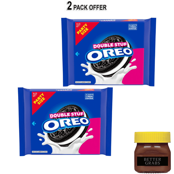 OREO Double Stuf Chocolate Sandwich Cookies, Party Size, 24.95 Oz