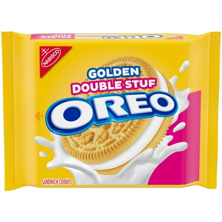 OREO Double Stuf Golden Sandwich Cookies, 14.03 oz