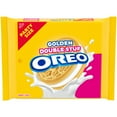 thumbnail interactive-video image 1 of OREO Double Stuf Golden Sandwich Cookies, Party Size, 24.95 oz, 1 of 20