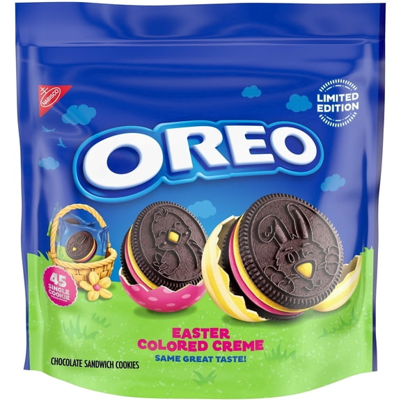 OREO EASTER COLORED CREME COOKIES 22.95 OZ