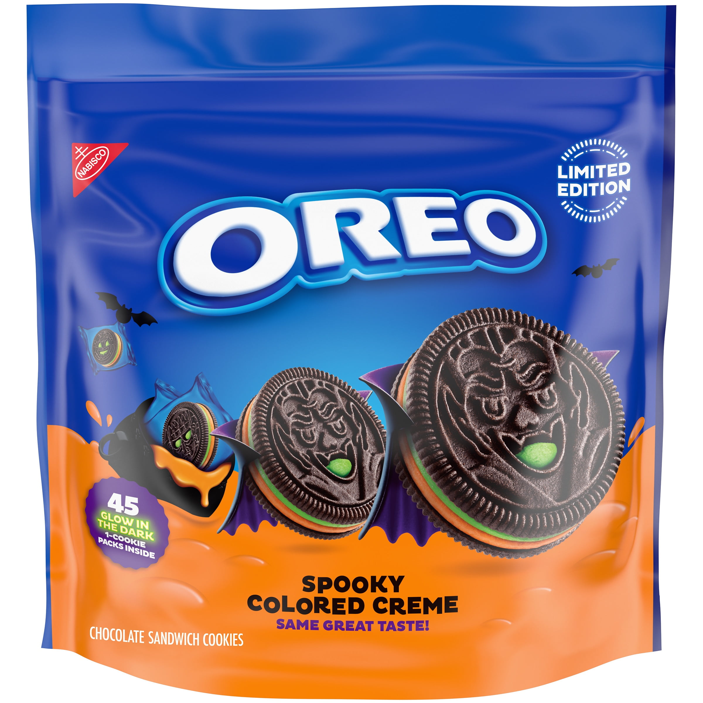 OREO FESTIVE COLORED CREME HALLOWEEN COOKIES 22.95 OZ - Walmart.com