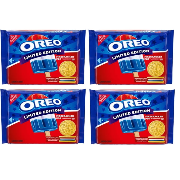 OREO Firecracker Pop Sandwich Cookies Limited Edition 4 Pack