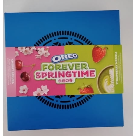 OREO Forever Springtime Cookies Cherry Sakura And Strawberry Matcha Limited Edition