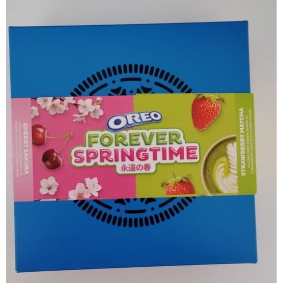 OREO Forever Springtime Cookies Cherry Sakura And Strawberry Matcha Limited Edition