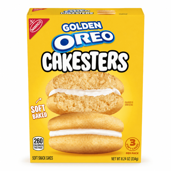 OREO Golden Cakesters Soft Snack Cakes