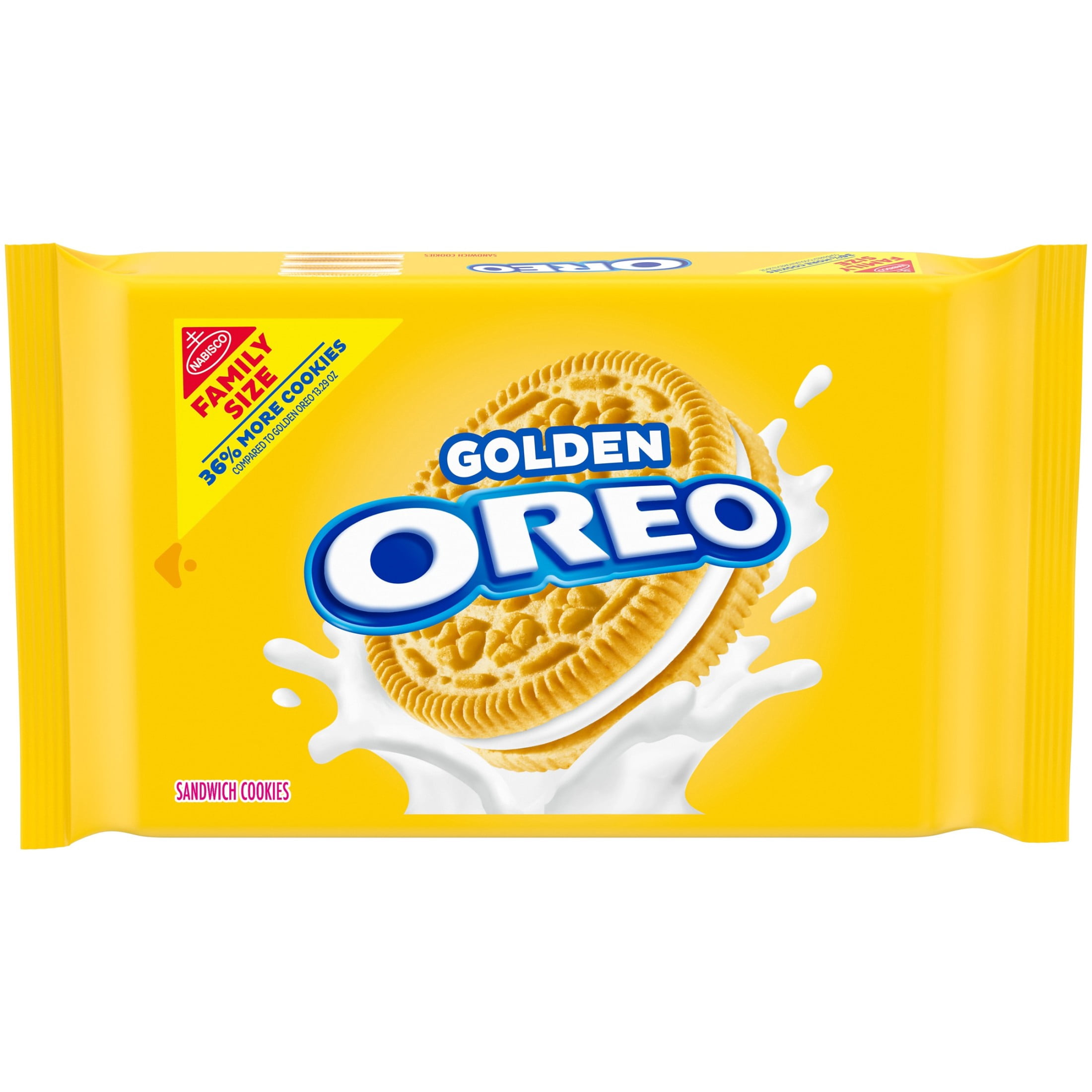 OREO, Golden Sandwich Cookies, 18.12 oz, Family Size - Walmart.com