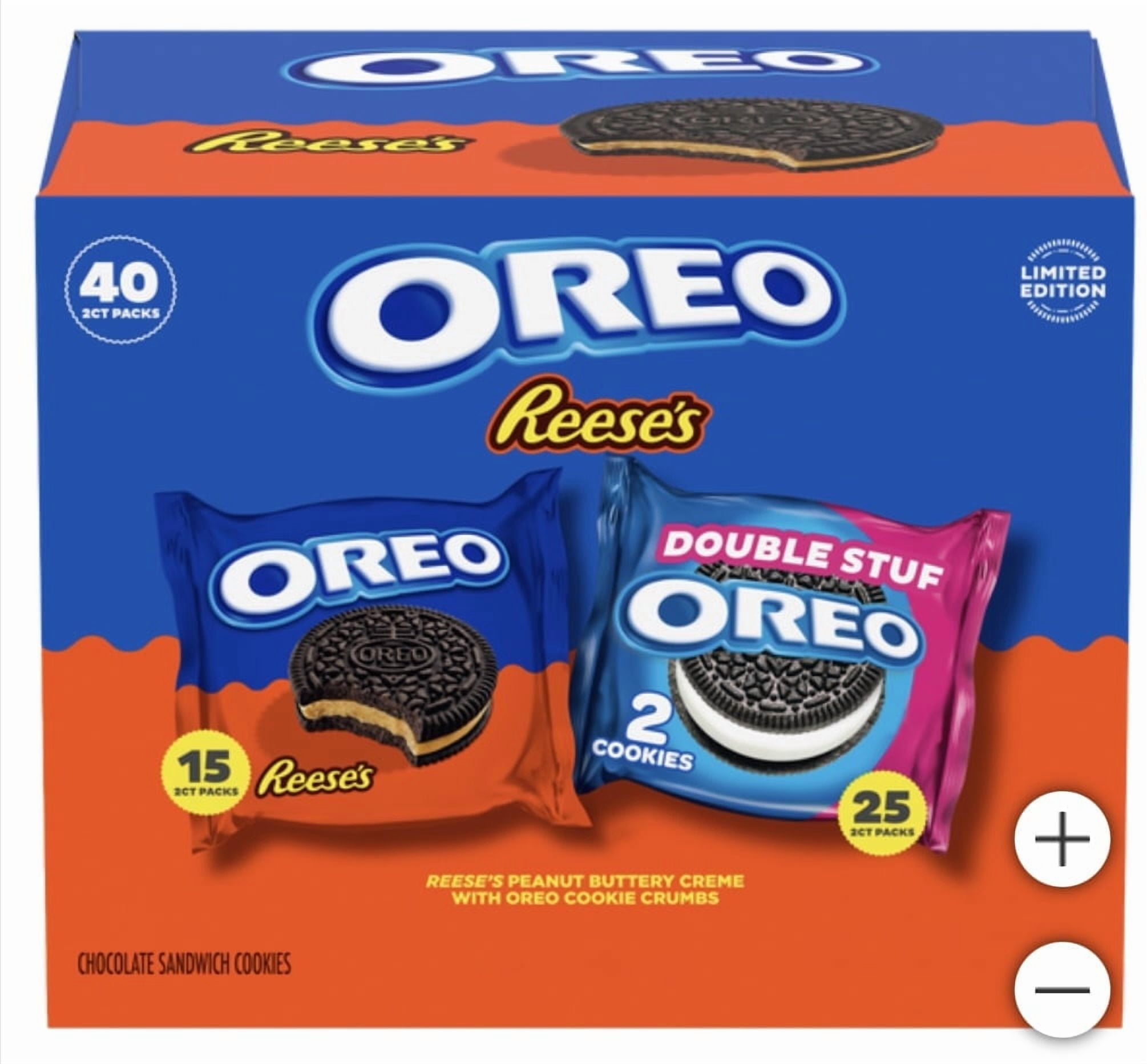 OREO REESE'S Peanut Buttery Creme & OREO Double Stuf Cookies