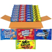 OREO Mini, CHIPS AHOY! Mini, SOUR PATCH KIDS & Nutter Butter Bites Variety Pack, 32 Snack Packs