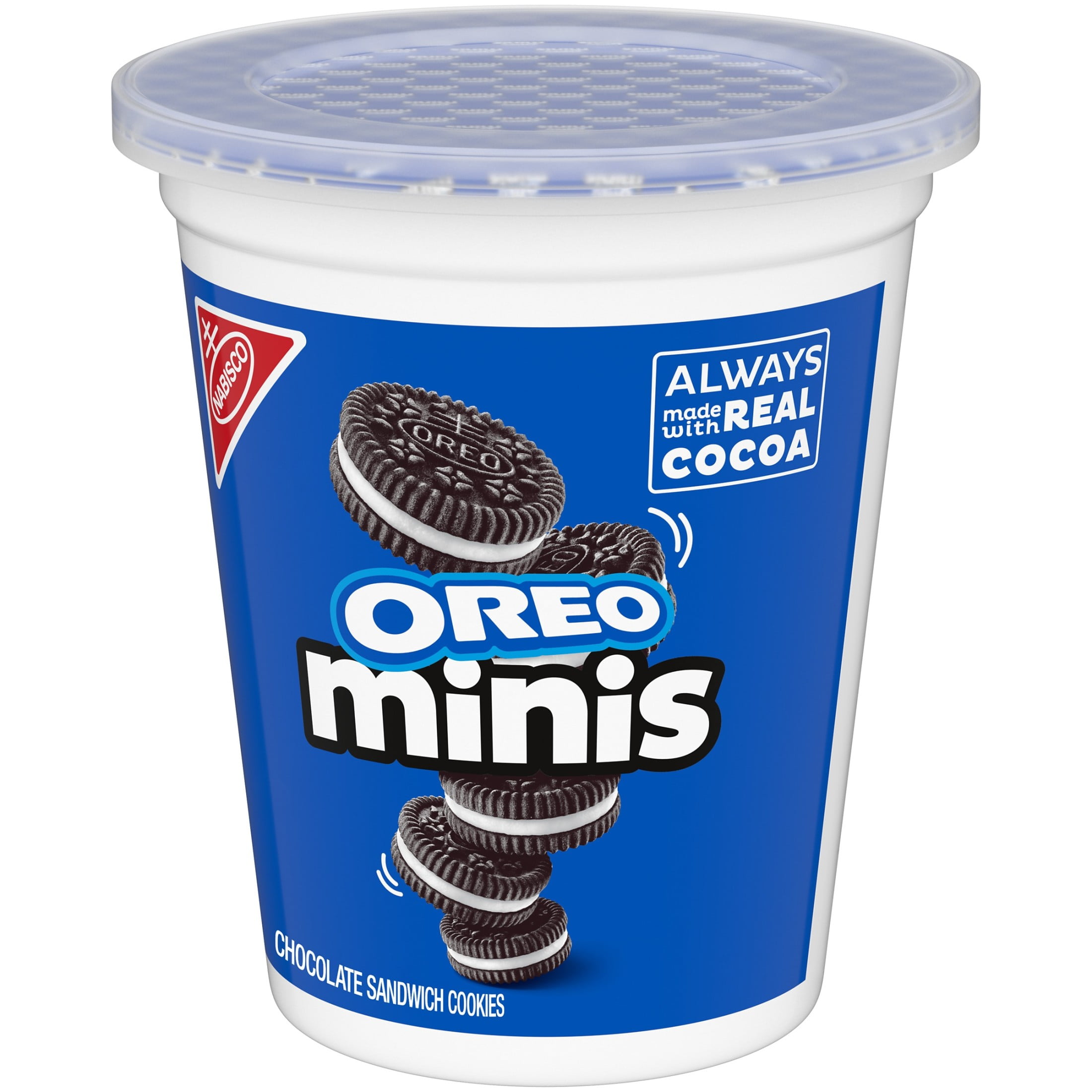 OREO Minis Chocolate Sandwich Cookies, 3.5 oz Snack Cup