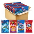 thumbnail image 1 of OREO Mini Cookies, CHIPS AHOY! Mini Cookies, Nutter Butter Bites & RITZ Bits Cheese Crackers Variety Pack, 15 Big Bags (assortment may vary), 1 of 5