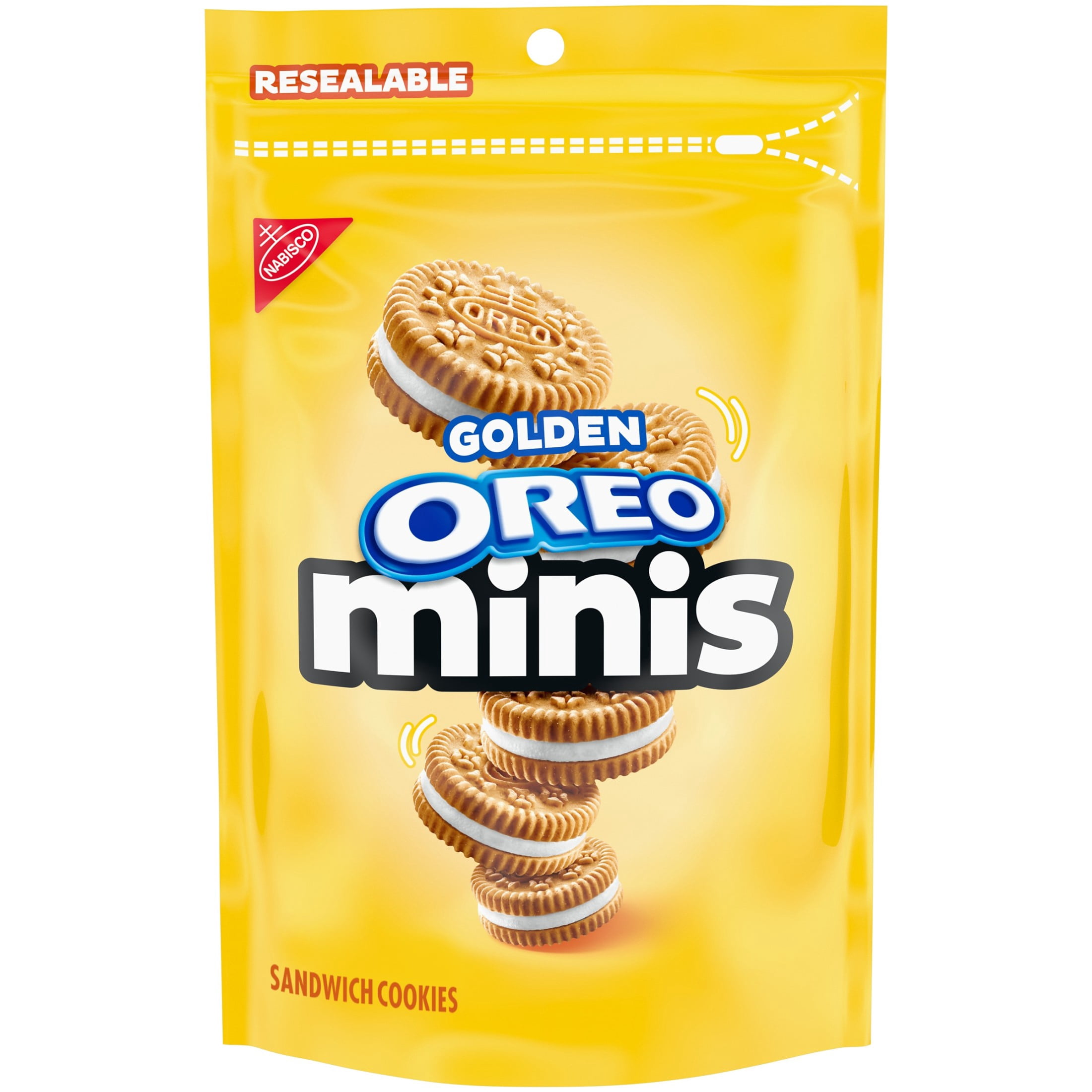 OREO Minis Golden Sandwich Cookies, 8 oz