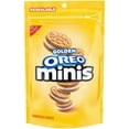 thumbnail image 1 of OREO Minis Golden Sandwich Cookies, 8 oz, 1 of 16