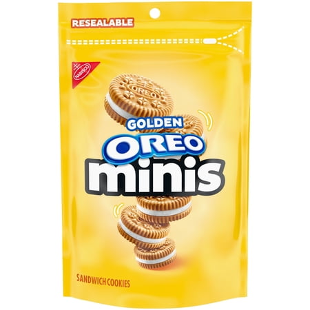 OREO Minis Golden Sandwich Cookies, 8 oz