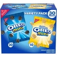 thumbnail image 1 of OREO Mini Mix Variety Pack Sandwich Cookies, 1.5 oz., 30 pk., 1 of 5