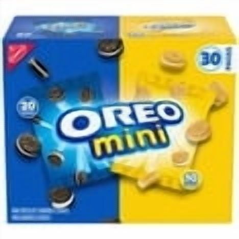 OREO Mini Mix Variety Pack Sandwich Cookies, 1.5 oz Bags, 30 Pack