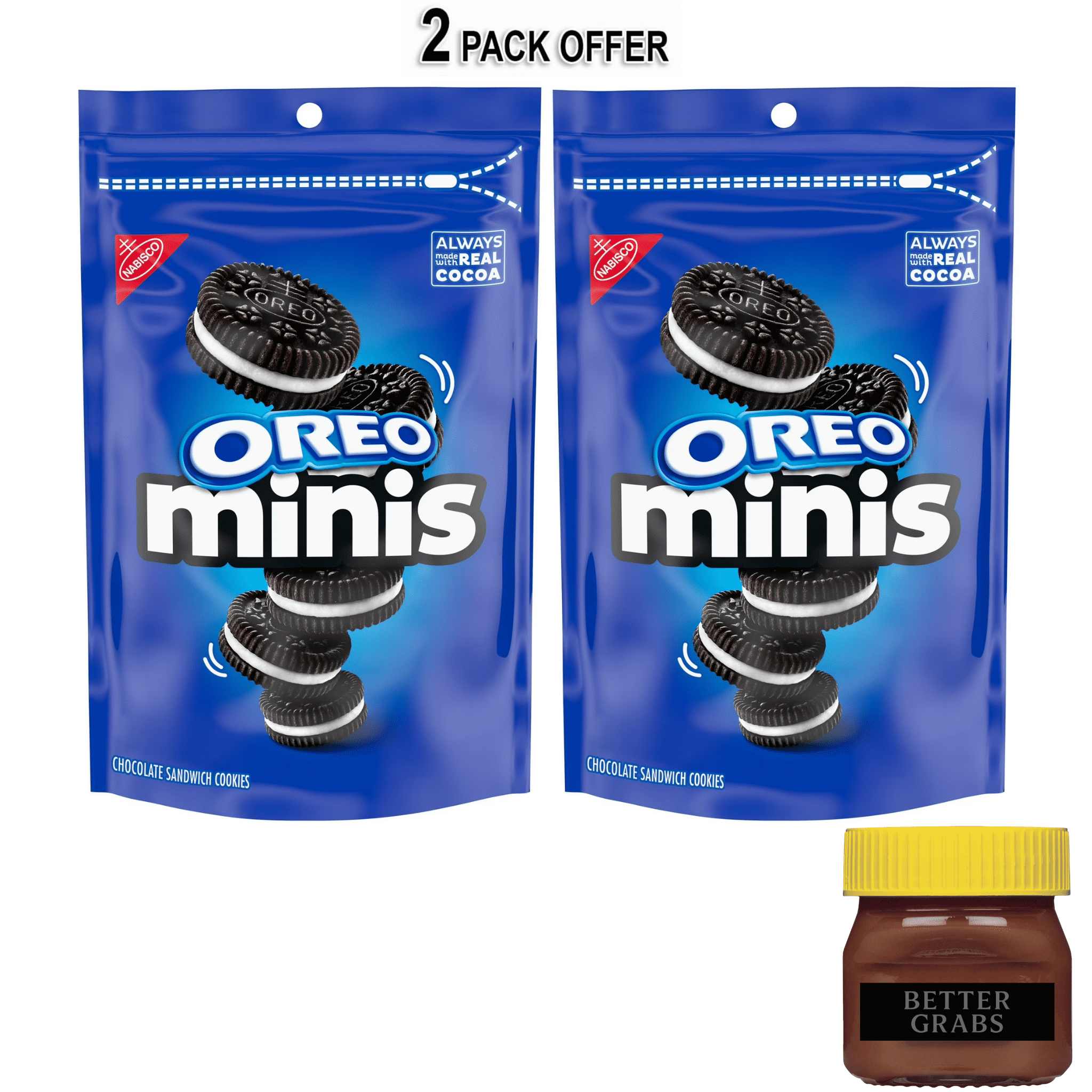 OREO Minis Chocolate Sandwich Cookies, 8 Oz - Walmart.com