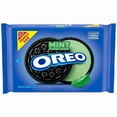 thumbnail image 1 of OREO Mint Creme Chocolate Sandwich Cookies, Family Size, 18.71 oz, 1 of 1