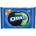 thumbnail image 1 of OREO Mint Creme Chocolate Sandwich Cookies, Family Size, 18.71 oz, 1 of 19